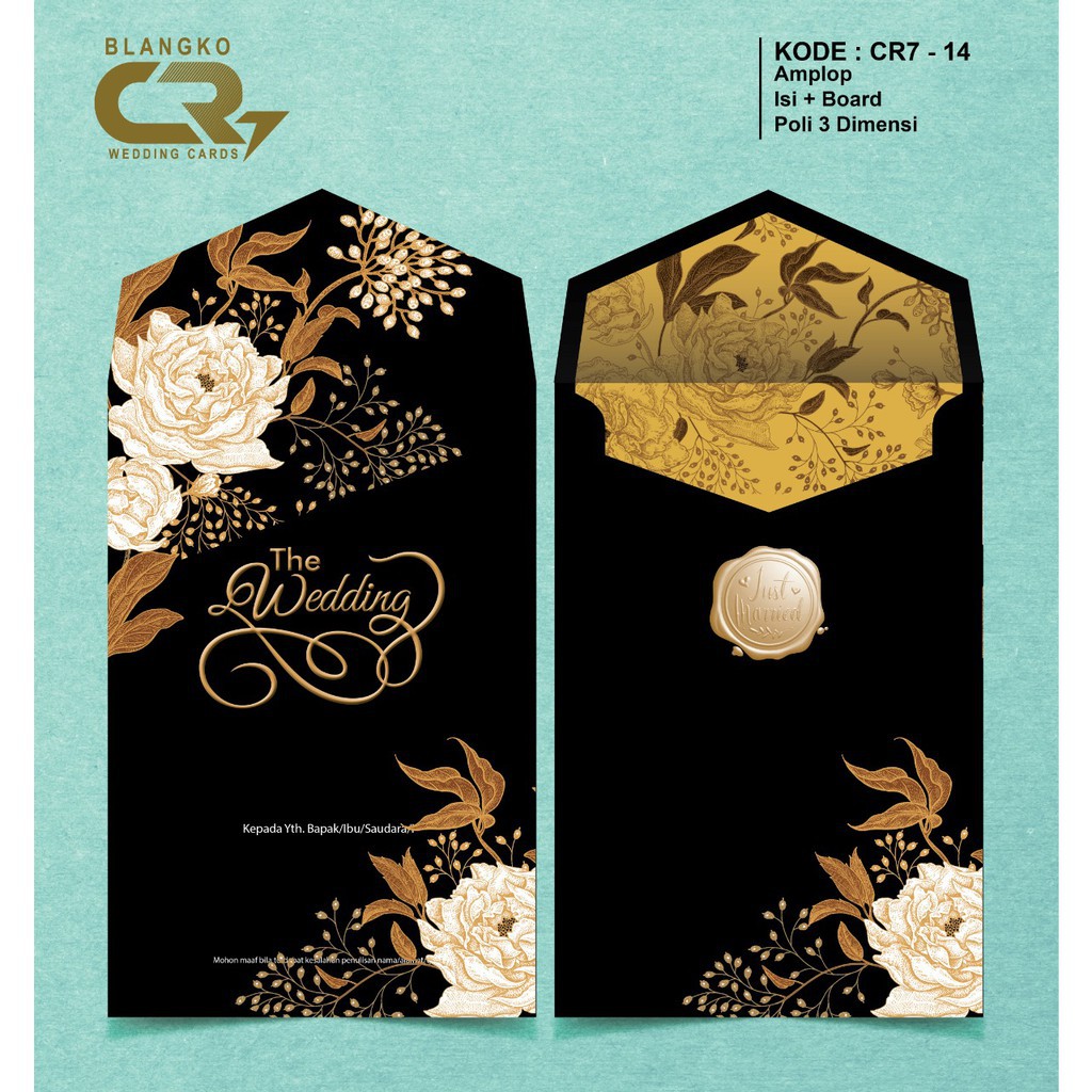 Blangko Undangan CR7-14 tanpa board