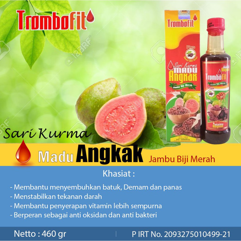 Sangat Baik Untuk Nutrisi Ibu Hamil Madu Angkak Trombofit Jambu Biji Merah 460 Gr Shopee Indonesia