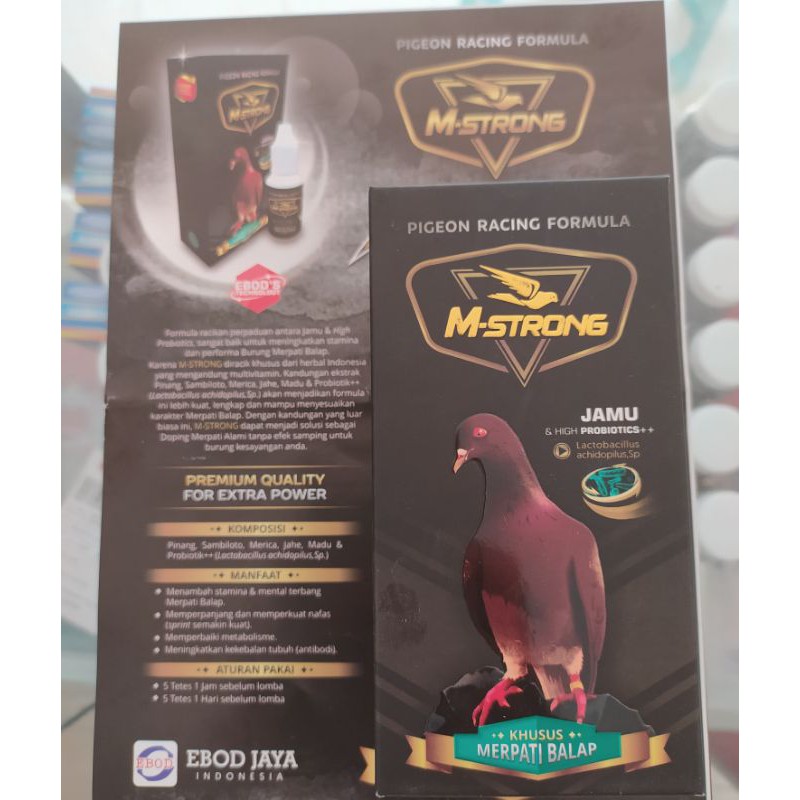 Doping/Vitamin Energi/ Ebod M STRONG  Khusus Merpati
