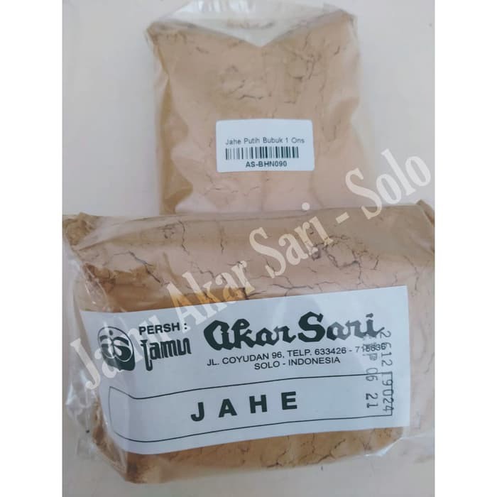 

Jahe Putih Bubuk Murni - Mengatasi Masalah Pencernaan