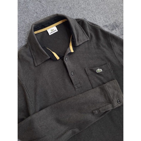 kaos Lengan Panjang Lacoste second Original