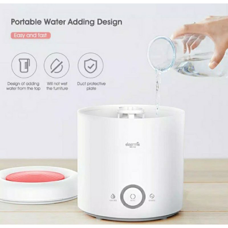 Deerma F301 Household air humidifier Mute Humidifier New Capacity 2.5 L