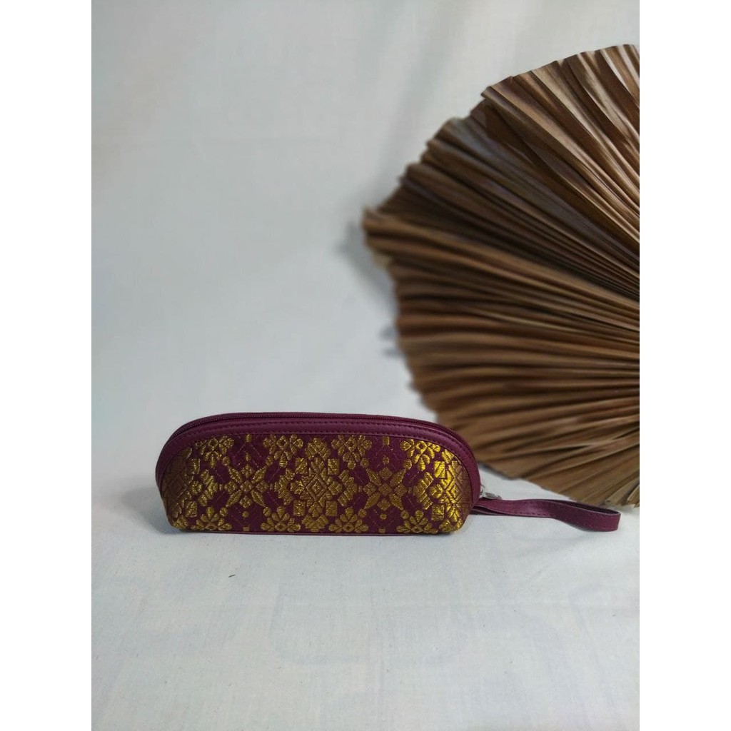 

Songket Pash - Tempat Pensil Songket Eksklusif Bermacam Warna Dan Motif