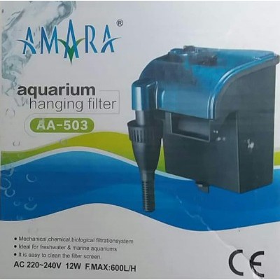 AA 501 FILTER AMARA AA-501 ,502 ,503 HANG ON FILTER GANTUNG AQUARIUM AQUASCAPE/AQUARIUM Murah