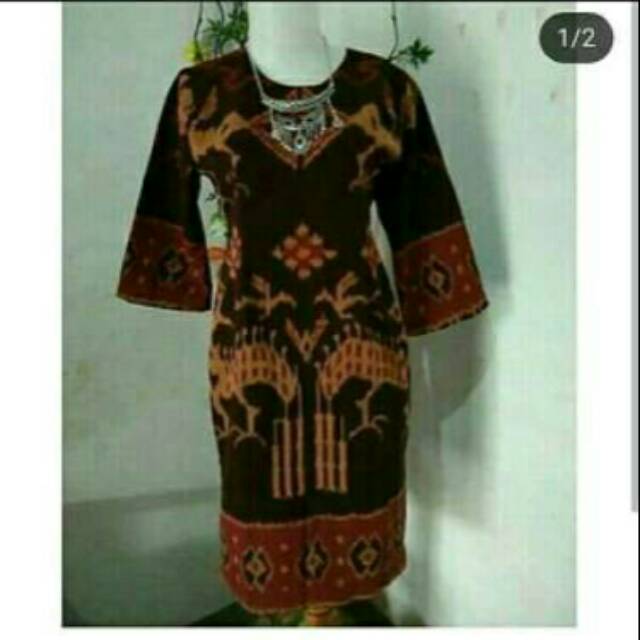 Dress tenun Ntt span
