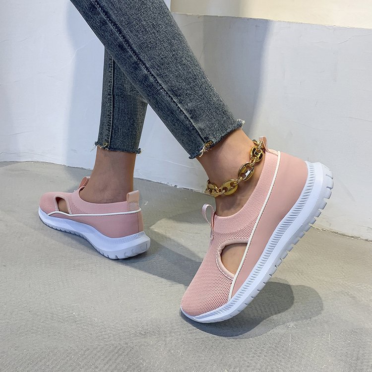 TBIG [COD] Sepatu Slip On Eccaslip Wanita Import Korea Style Santai Wanita Sepatu