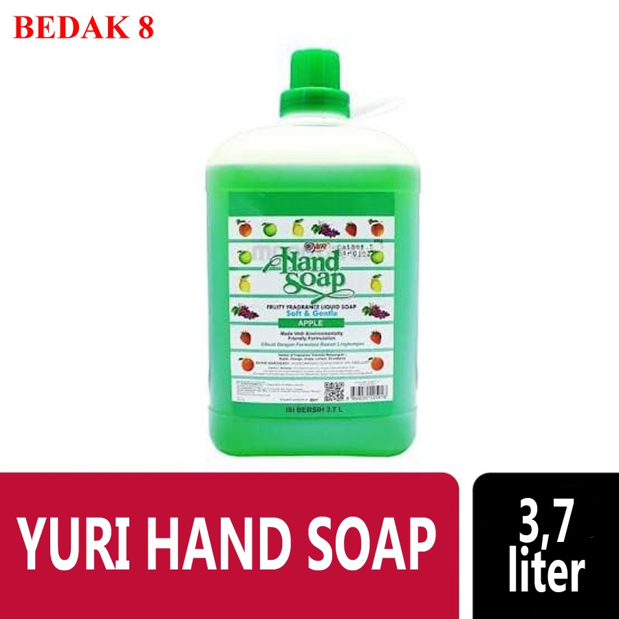 Yuri Hand Soap 3.7 Liter/ Yuri Sabun Cuci Tangan 3,7 Liter