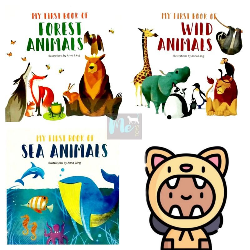 My First Book of Forest Animals . Wild Animals . Sea Animals