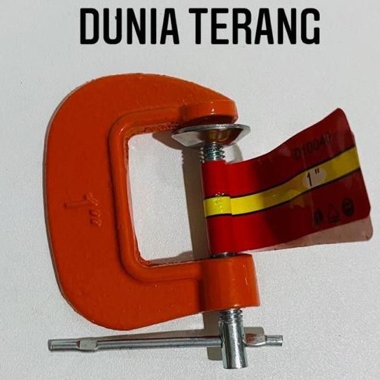 Catok C 1'' BISON LightDuty Mini C Clamp Catok G G Clamp 1 in 1inch