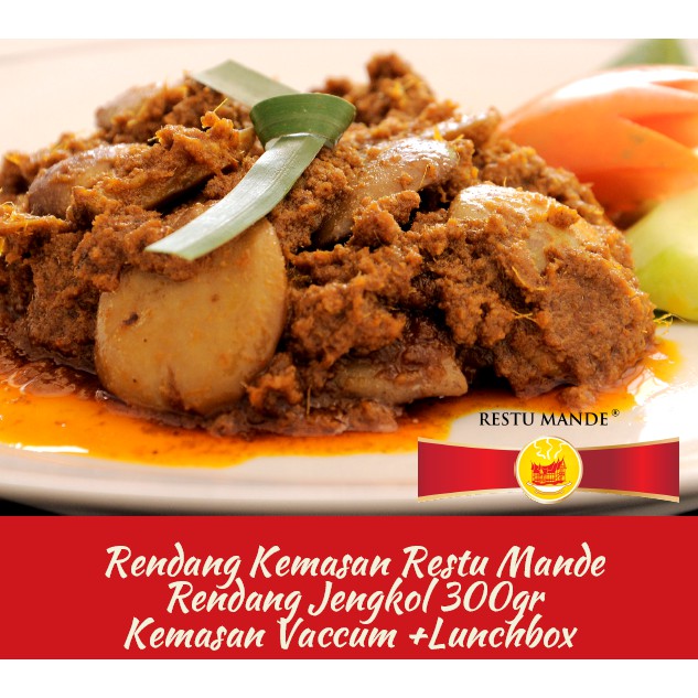 Rendang Jengkol Restumande Masakan Padang  Shopee Indonesia