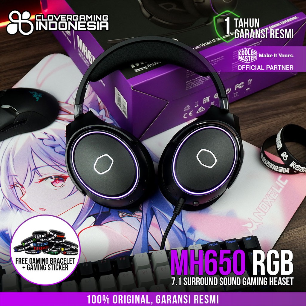 Cooler Master MH650 RGB 7.1 Surround Sound - Gaming Headset