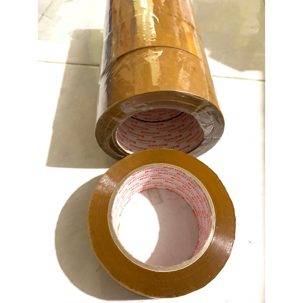 

Lakban Borneo Coklat Tebal Premium 48mm x 100yard