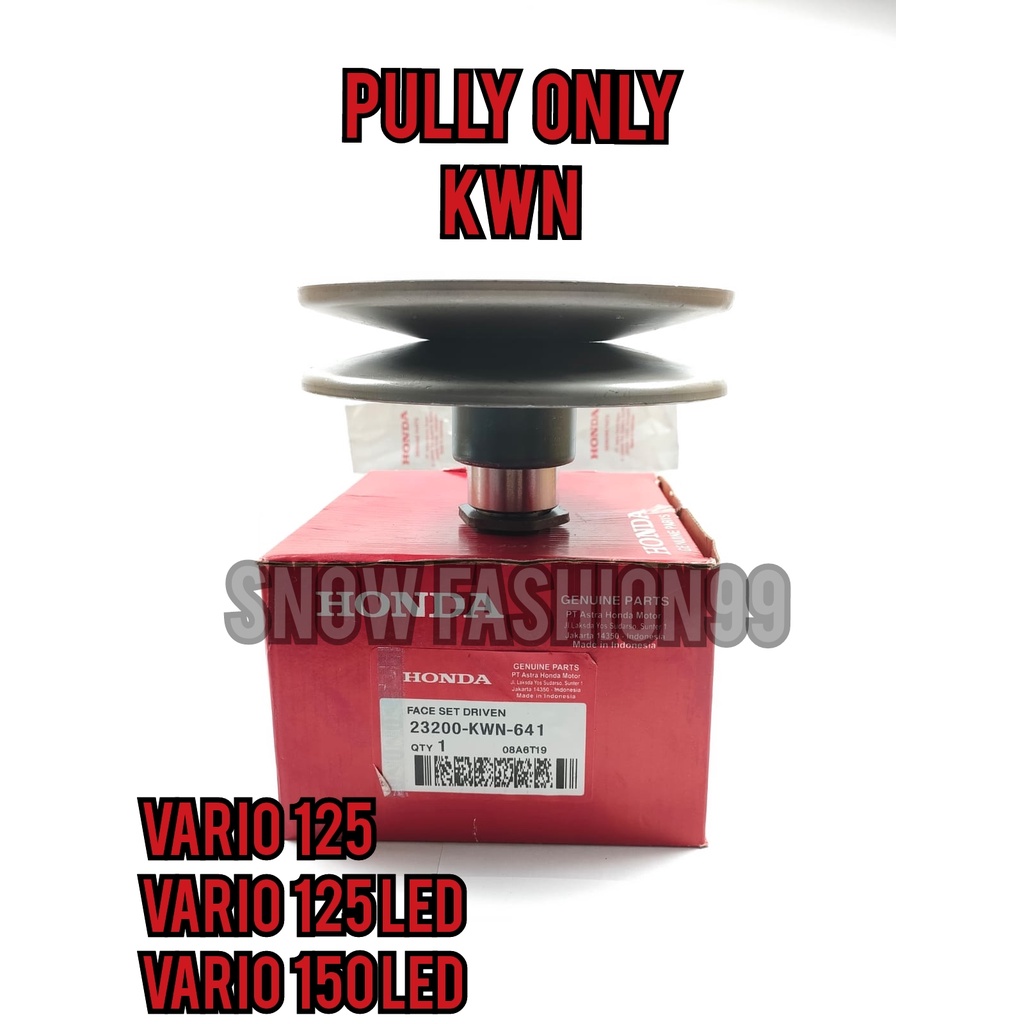 PULLY PULLEY ONLY KWN HONDA VARIO 125,VARIO 125 LED,VARIO 150 LED KUALITAS ASLI ORIGINAL
