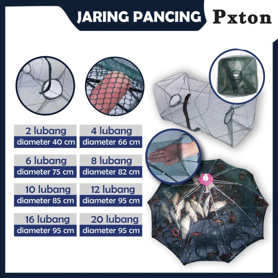 Payung Bubu/ Perangkap ikan / Bubu ikan / Jaring Ikan udang MURAH