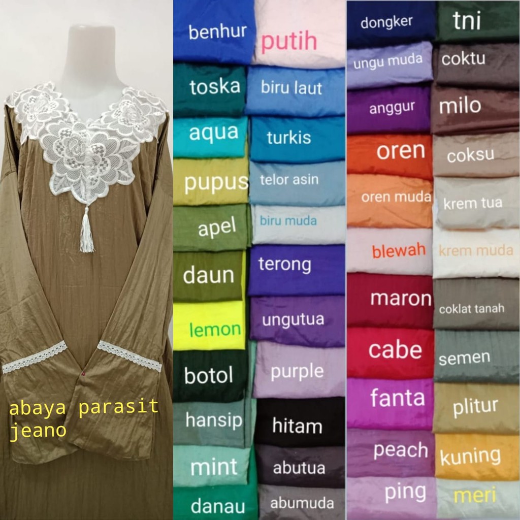 MUKENA TRAVELLING MURAH / ABAYA TRAVELLING/ MUKENA PARASUT PREMIUM / ABAYA PARASUT PREMIUM