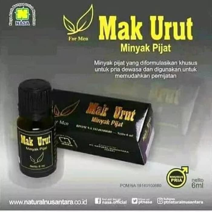 MAK URUT OBAT PEMBESAR PENIS MINYAK OLES PEMANJANG ALAT VITAL KRIM 