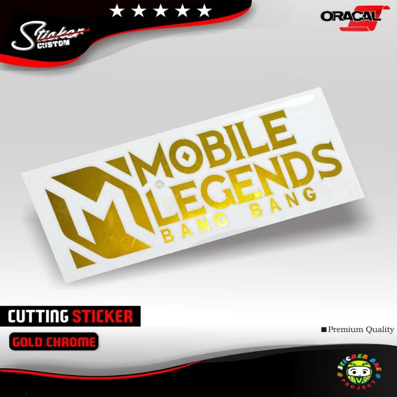 Sticker mobil legend bang bang cutting sticker 1pcs