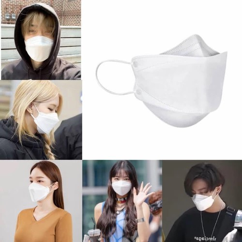 Masker mulut KF94 EVO Korea 4PLY Tebal Dewasa IMPORT High Quality  IDOL K-POP KPOP BTS BT21 COD