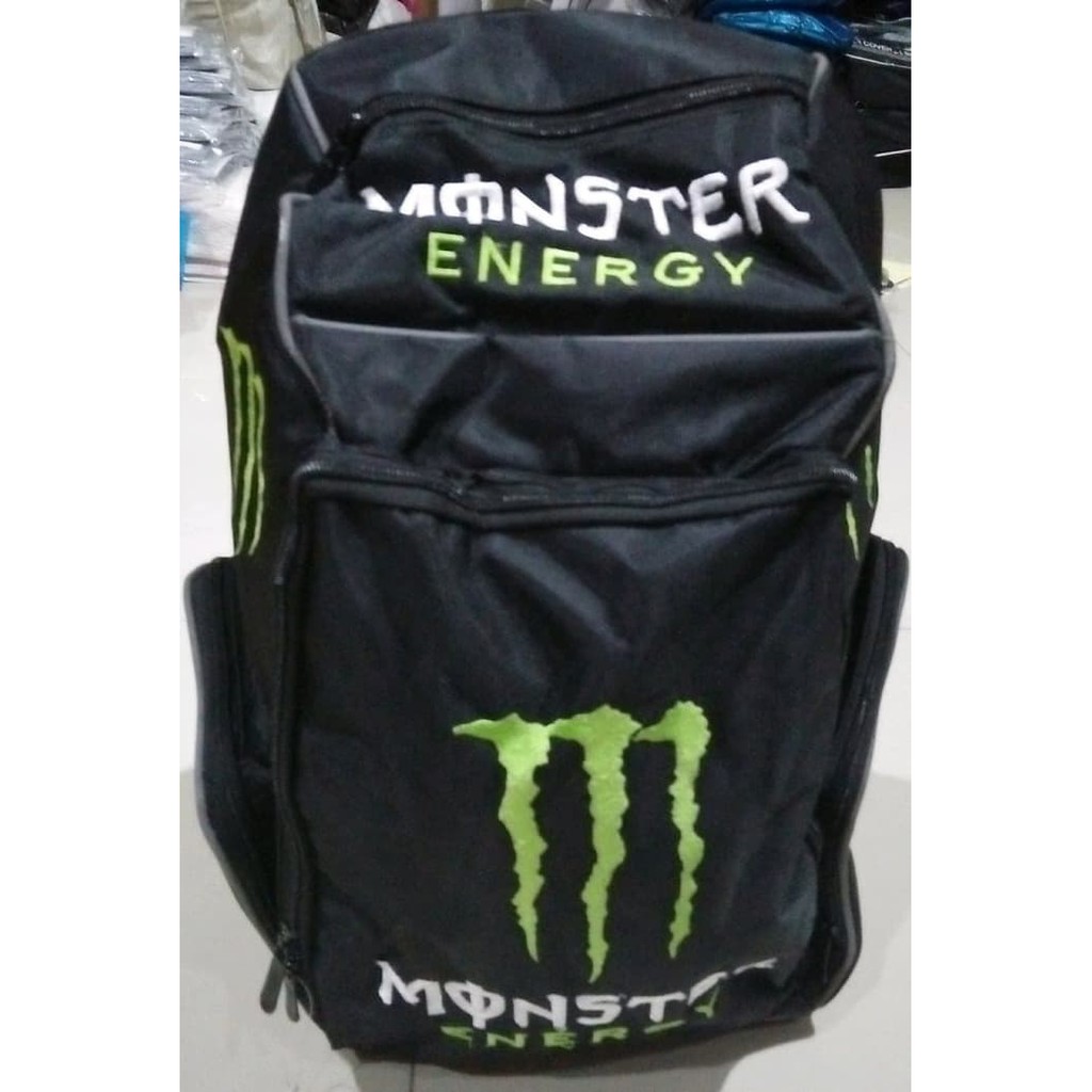 Tas Ransel Motif Monster Energy Logo Besar