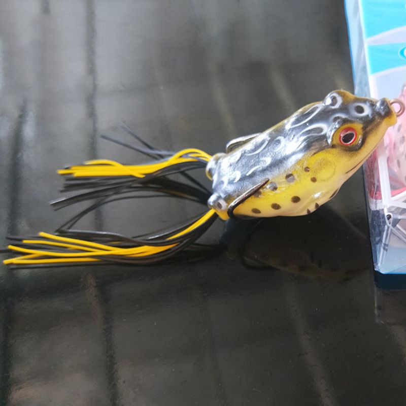 Umpan pancing Kodok Casting Tiruan Silikon Soft lure Frog 6cm OMTH9IGR