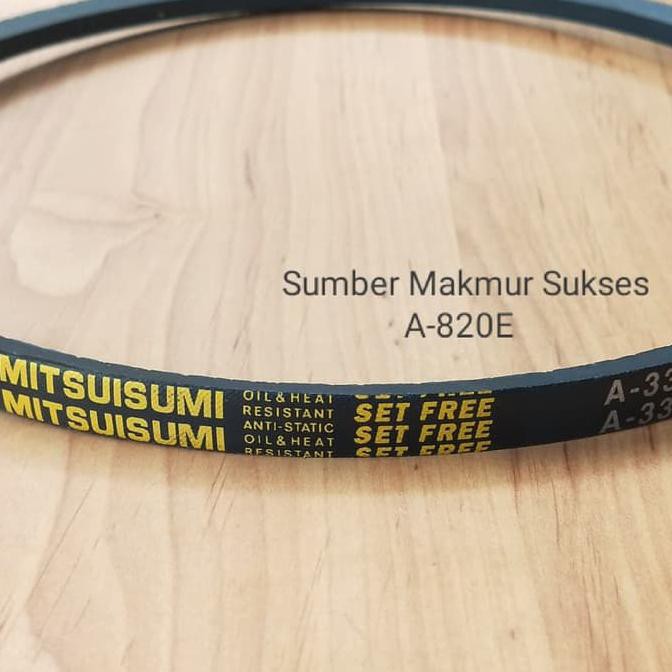 V BELT VANBELT FANBELT MESIN CUCI A820E A 820 E A-820E A33 MITSUISUMI