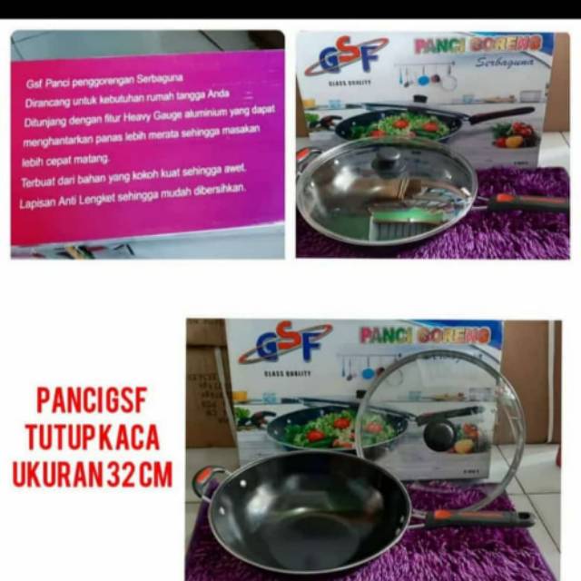 Wajan Enamel GSF Tutup