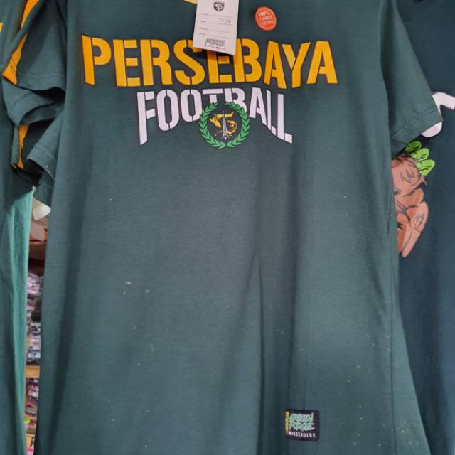 KAOS PERSEBAYA FOOTBALL HIJAU MURAH