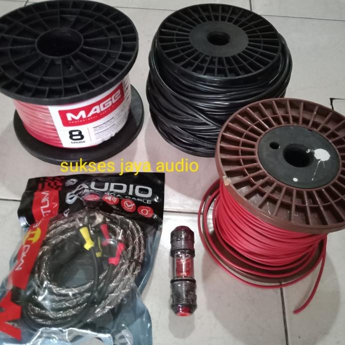 Kabel Set Audio Mobil Full Set Paket Termurah