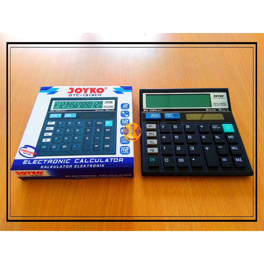 

Kalkulator Elektronik Joyko DTC-1313CH Electronic Calculator