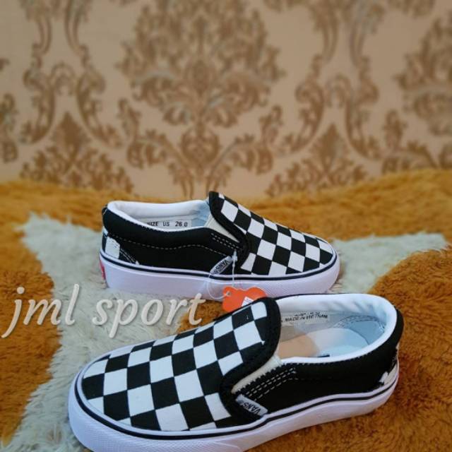 Sepatu vans anak catur slop 25-35