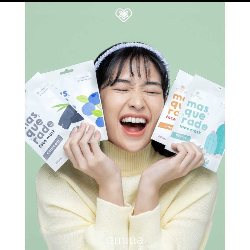 Jual Emina Masquerade Face Mask 23g Masker Wajah (Sheetmask) Shopee
