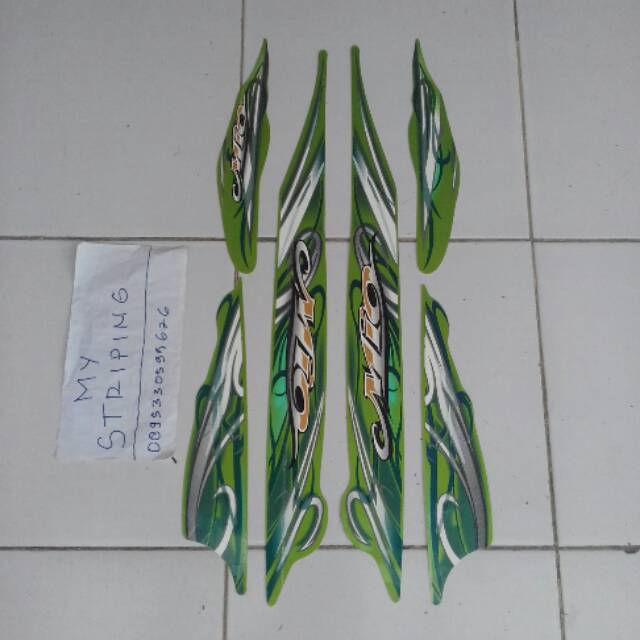 Stiker mio sporty 2010 2011 hijau