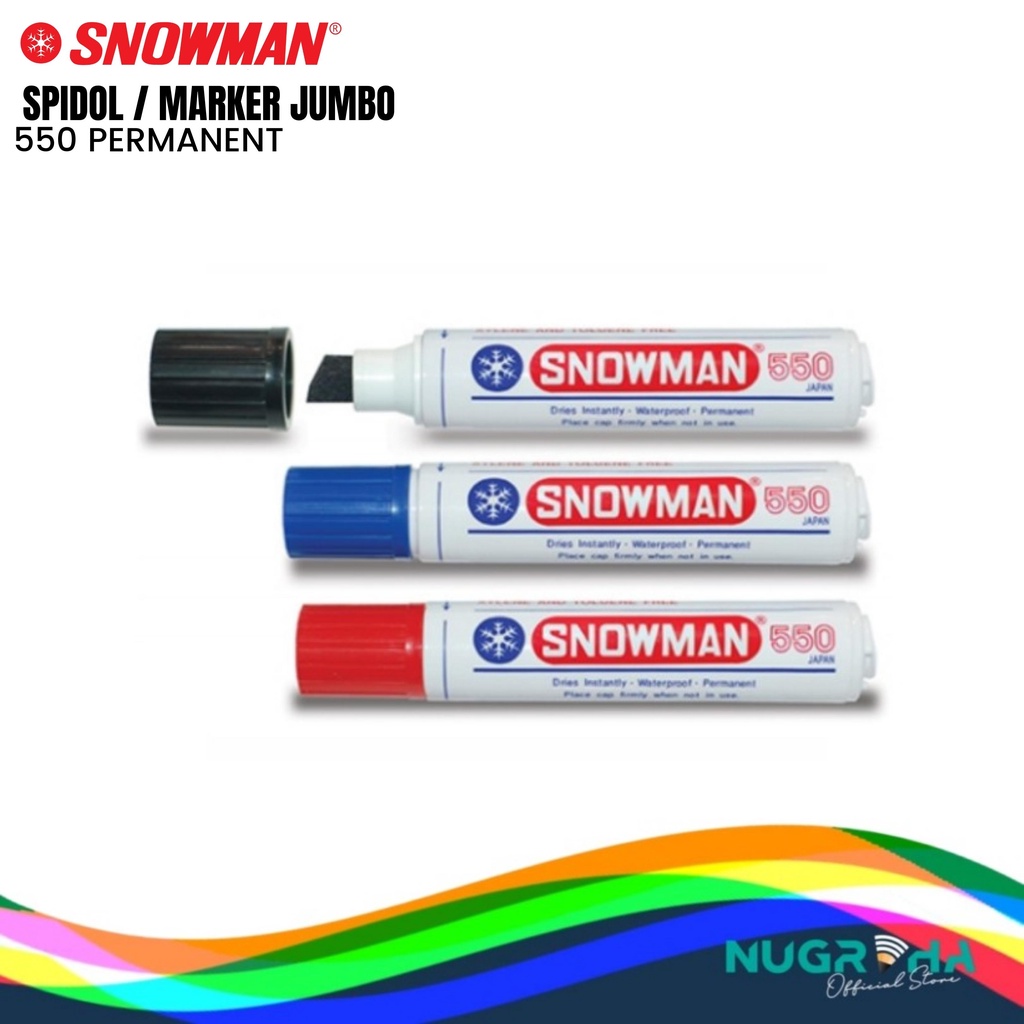 

SNOWMAN SPIDOL / MARKER JUMBO 550 PERMANENT