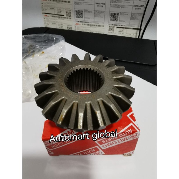 side gear gigi bolu gardan taft badak f50 f70 old 29 gigi