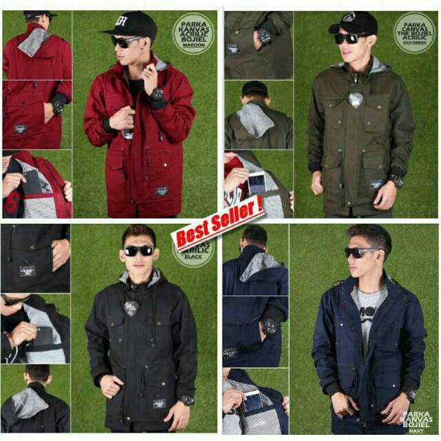 PROMOOOO JAKET PARKA  KANVAS PREMIUM THE BOJIEL / JAKET PARKA PRIA