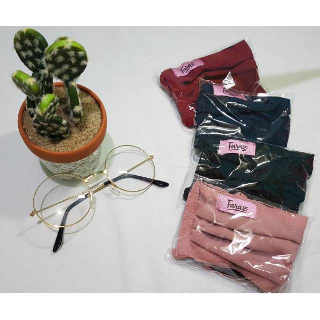 Masker Hijab Serut