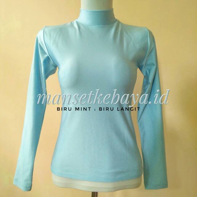 manset kebaya biru mint / biru langit / biru frozen