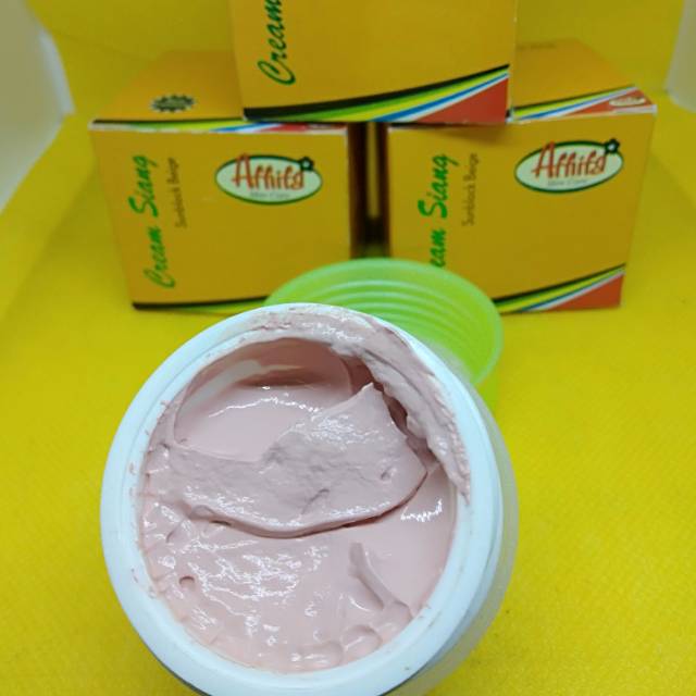 Afhifa cream siang sunblock beige