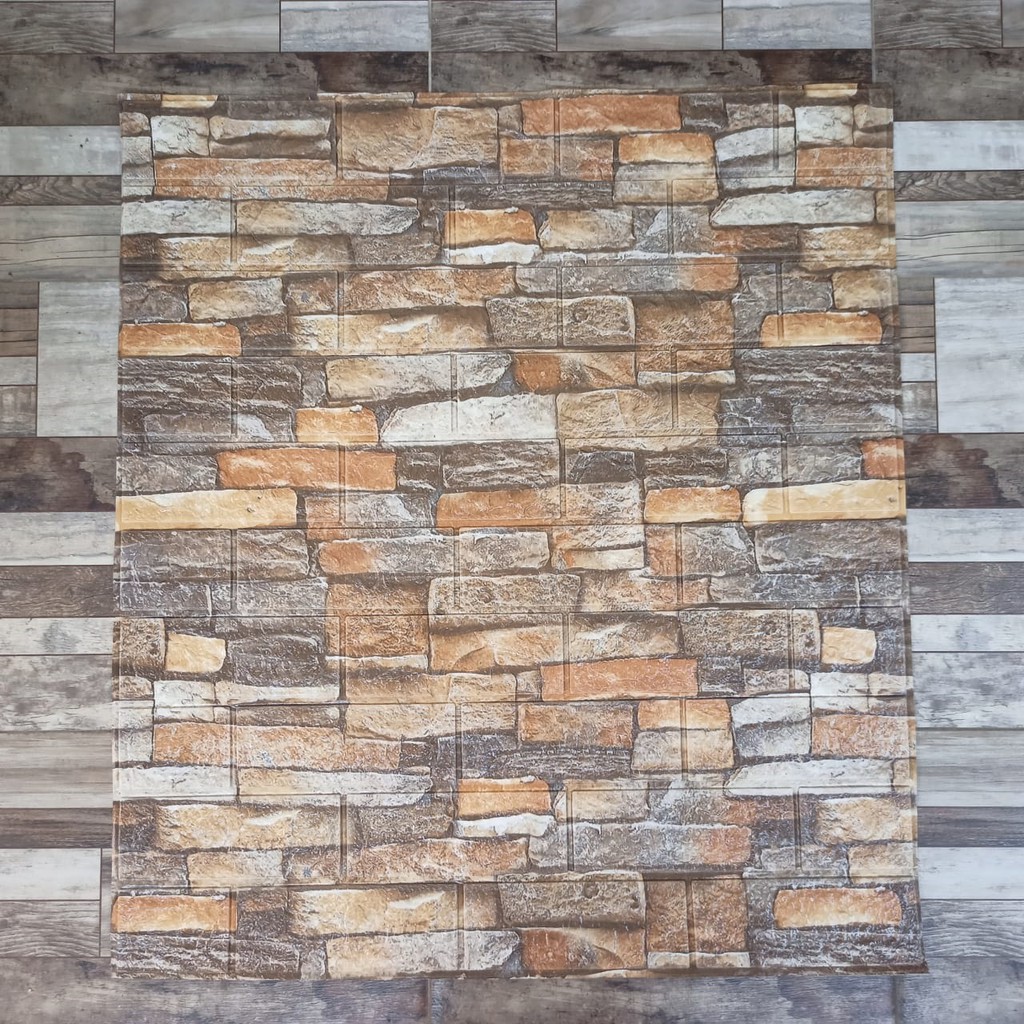 WALLPAPER 3D BRICKFOAM MOTIF CORAK 4mm