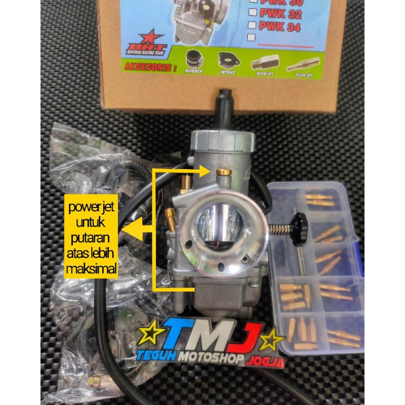 KARBURATOR KARBU SUPER FLOW BRT PE SF BRT 28 30 POWER JET RACING BRT AIR JET