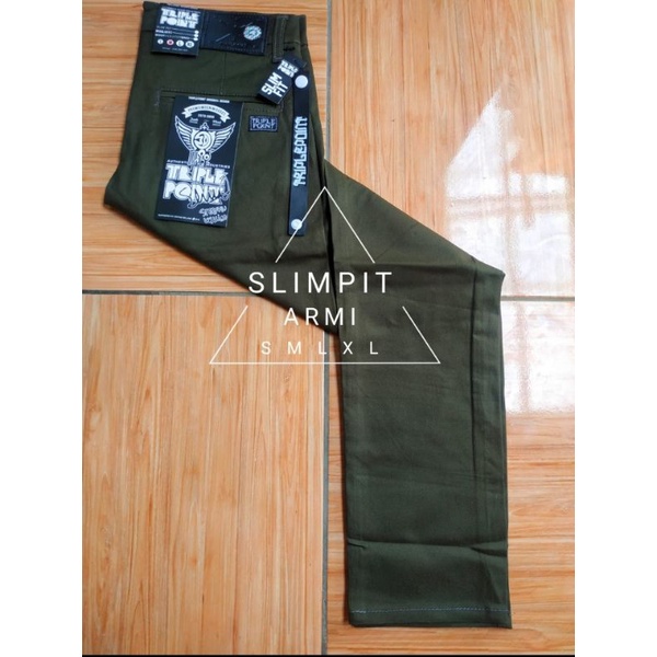 celana cino triple poin original