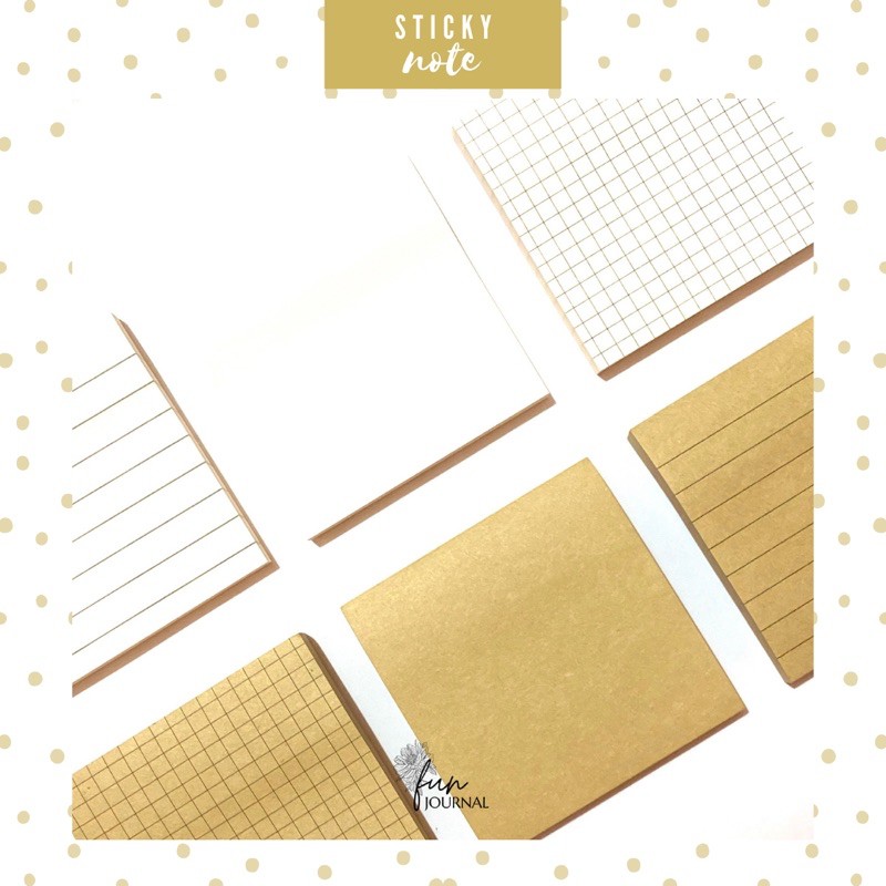 

STICKY NOTE WHITE AND CRAFT UNTUK JOURNAL JURNAL PLANNING PLANNER SCRAPBOK DIY BUJO