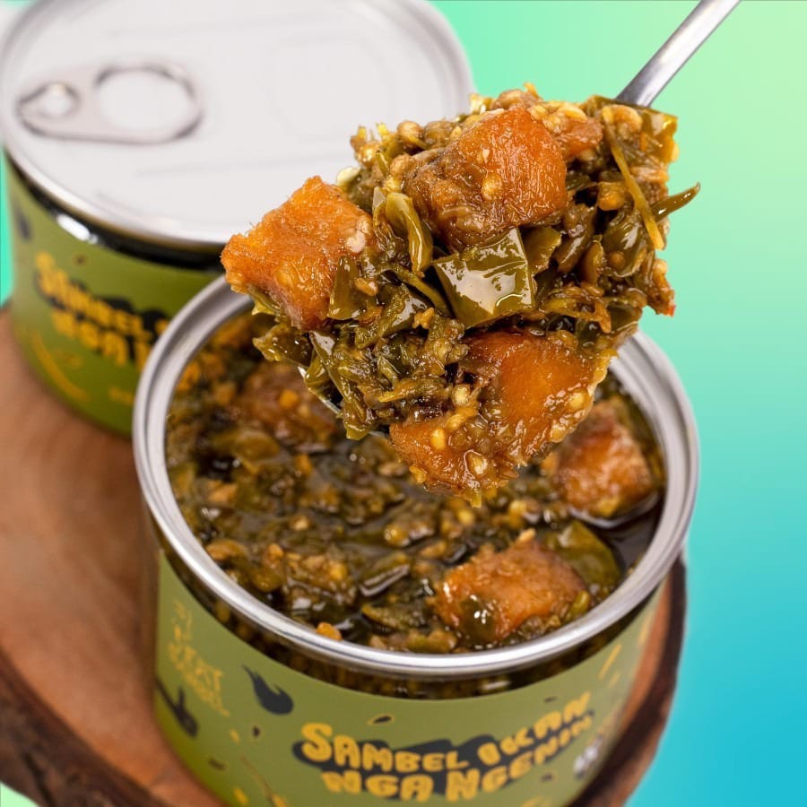 Sambal / Eatsambel / Sambel Cumi / Cakalang / Teri - ngat / Ayam Suwir / Geprek / Tuna Asap / Ijo Ikan Asin Pedas  (Kemasan Besar)