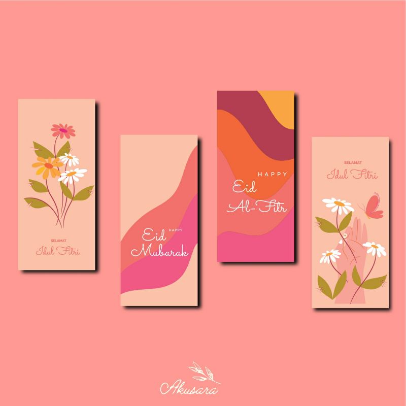 

Amplop lebaran eksklusif murah tema pink cute elegan