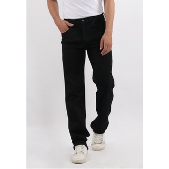 celana panjang pria levis 501 hitam pekat/reguler/standar Made In Japan Pria Hitam