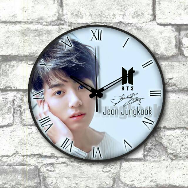 Jam dinding BTS member - kode JUNGKOOK