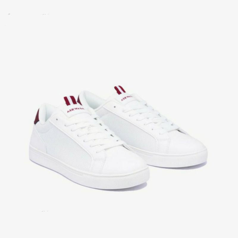 AIRWALK MOSHE  White Maroon. Sepatu Pria Original. AIW21CM0410R