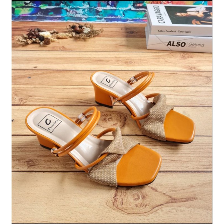 ABBUSHOES RY 01 hak tahu wanita samantha 5cm