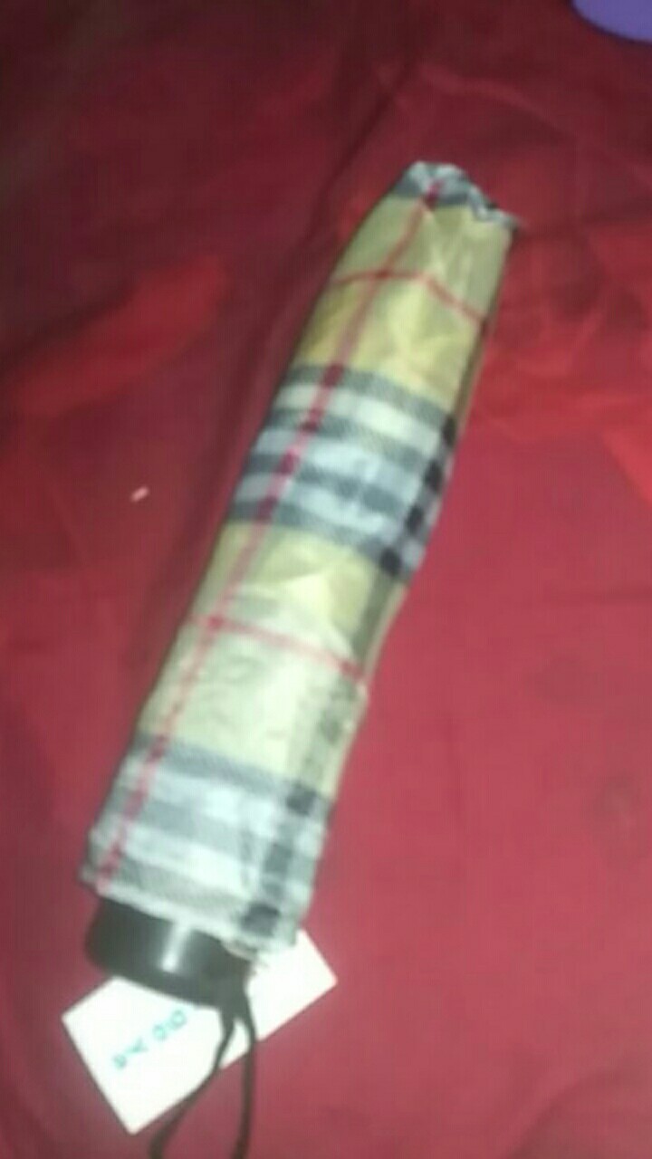 Payung Lipat Murah Motif Kotak (random)