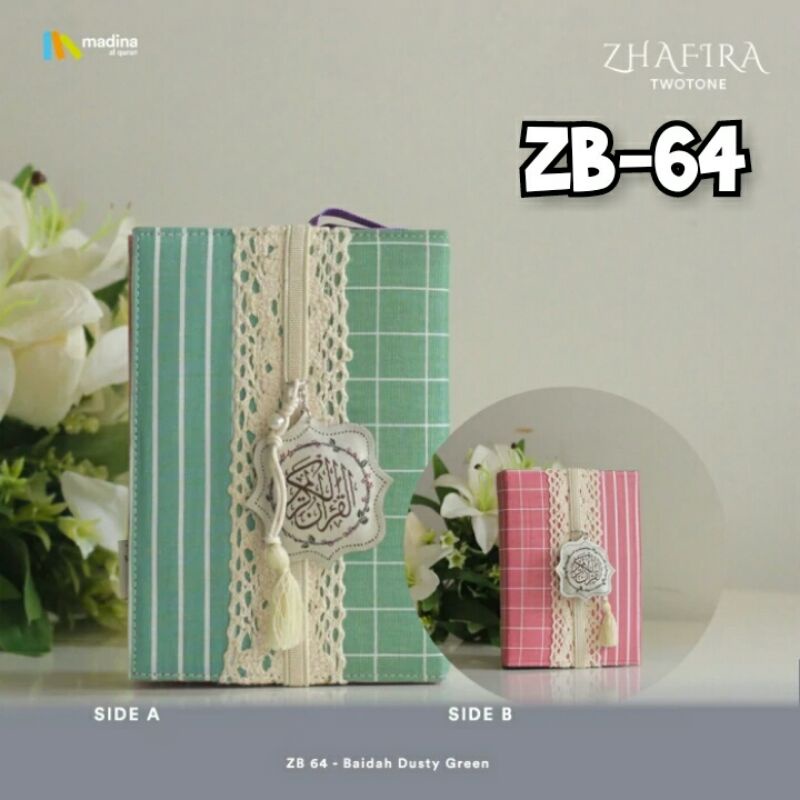 Alquran Rainbow Terjemah Shabby chic pelangi tajwid warna bunga kecil pink hijau biru kuning ungu